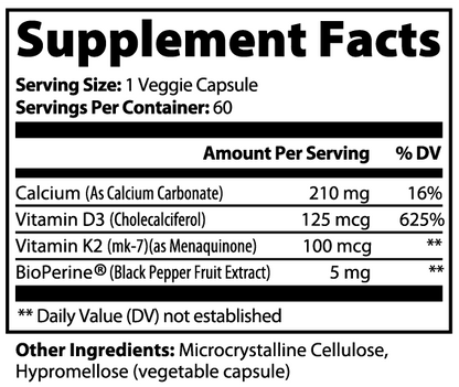 Optimum Calcium D3 + K2