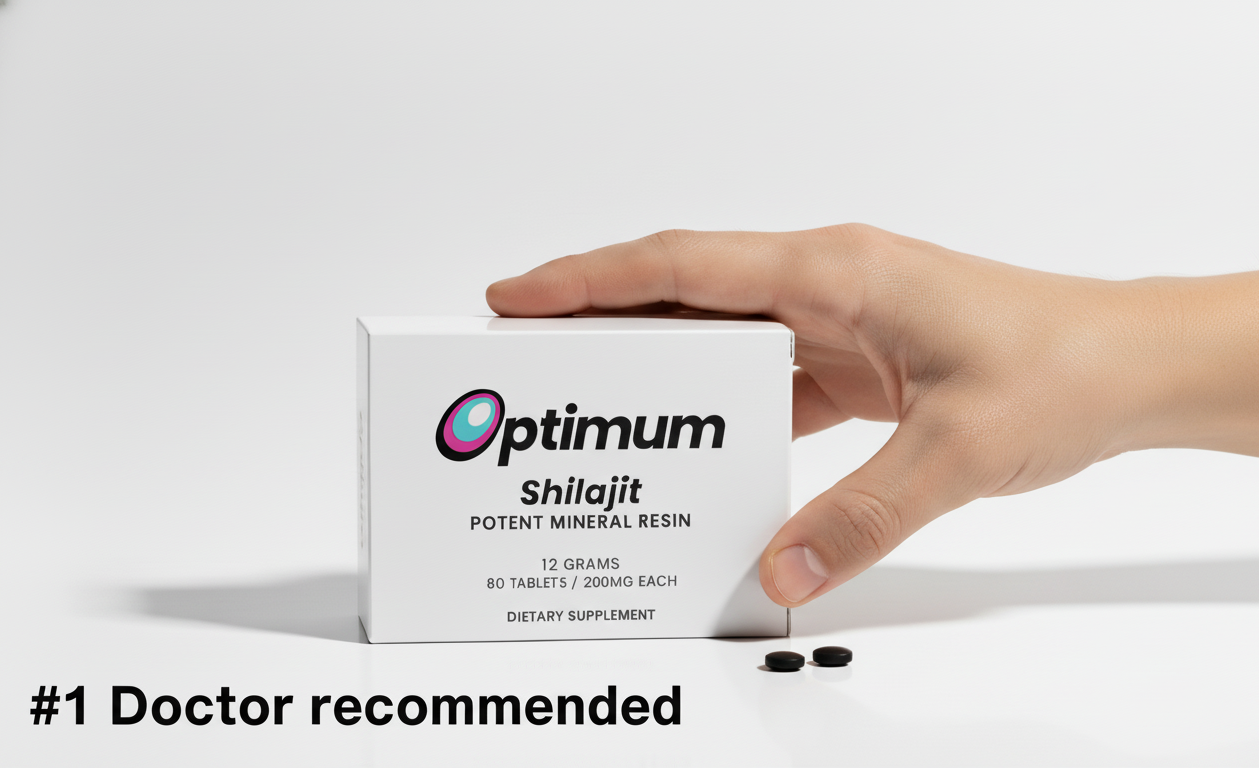 Optimum Shilajit, purified research grade resin in tablet form
