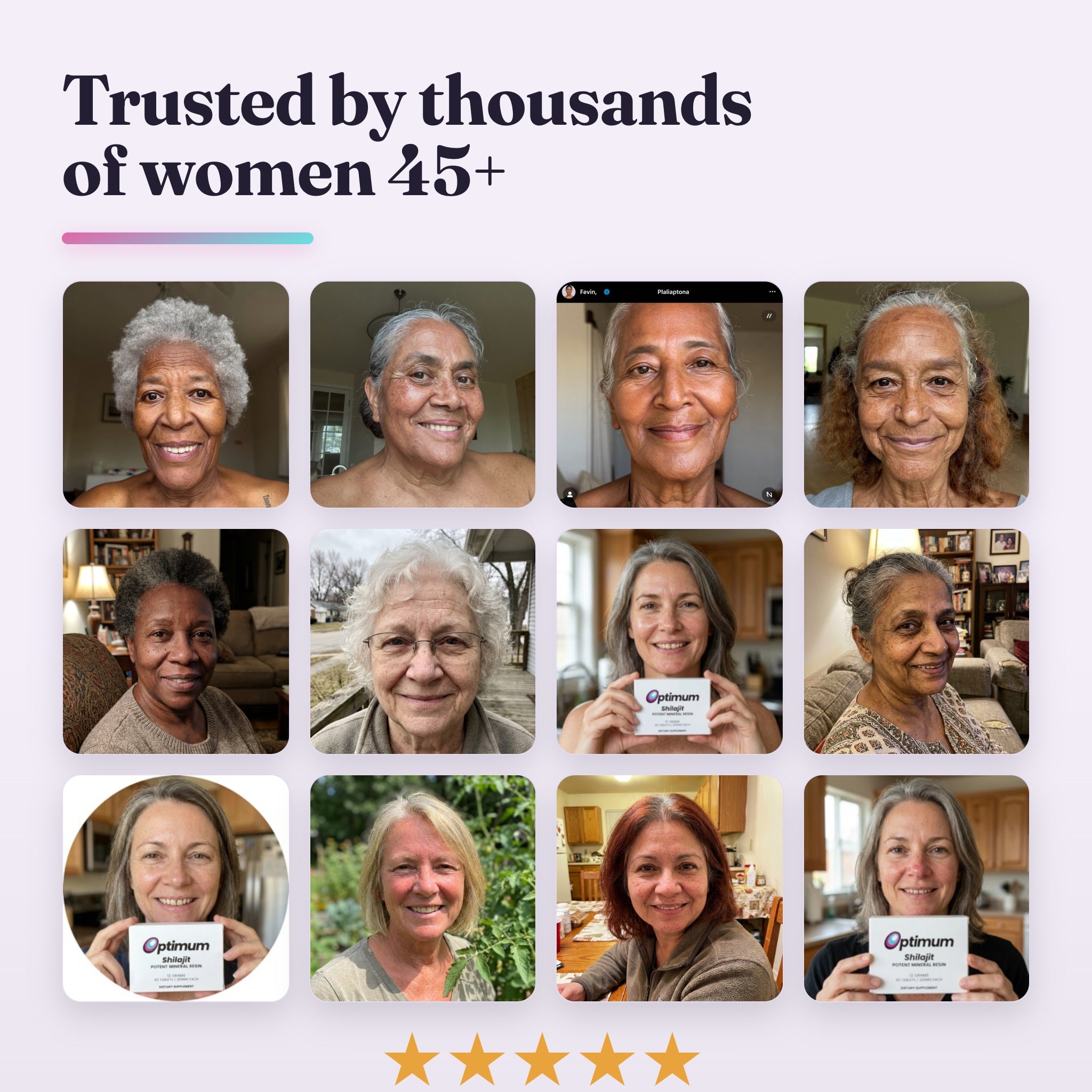 Trusted by thousands of women 45 and over