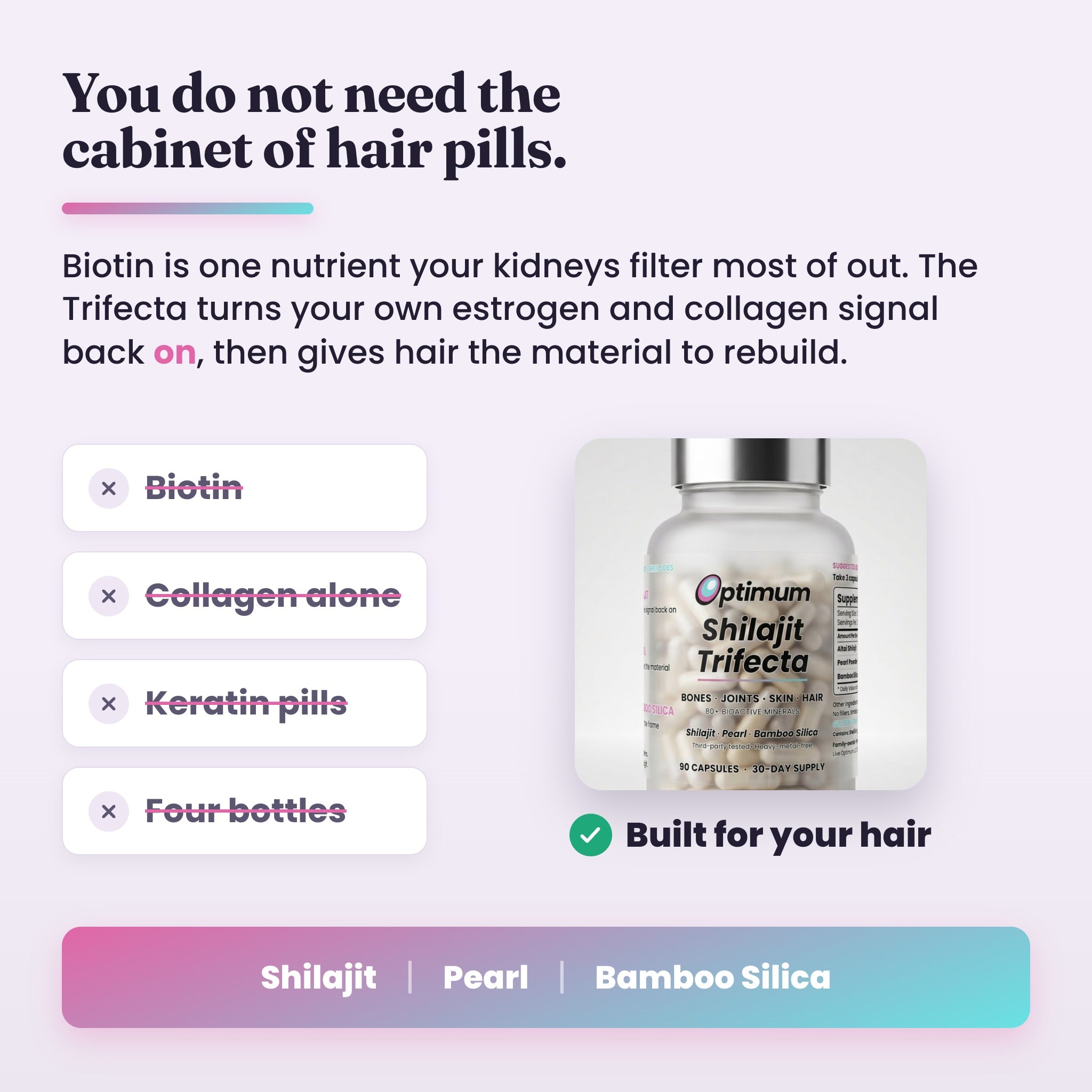 Why biotin alone was not enough for thinning hair