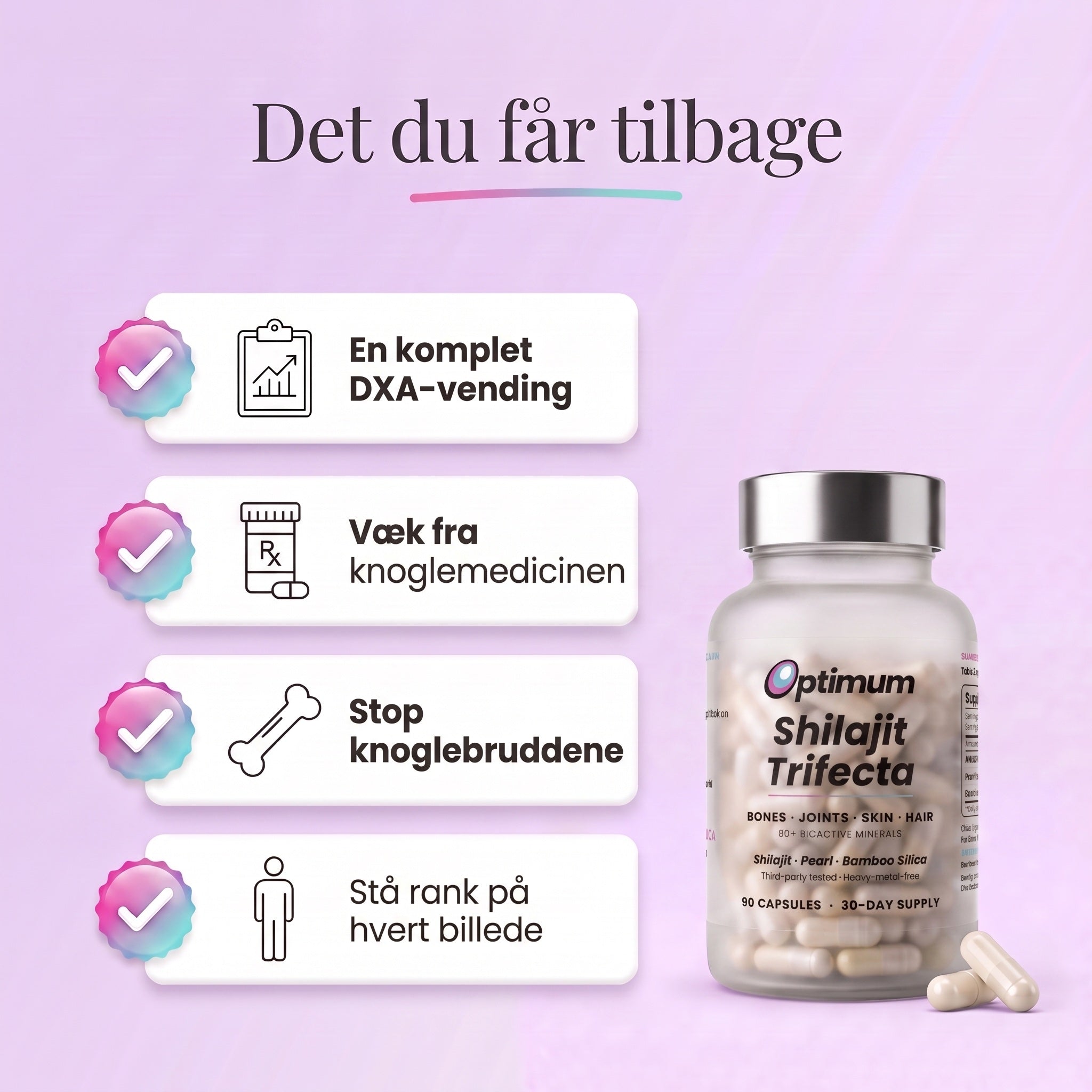 Det du får tilbage med Bone Restore Trifecta