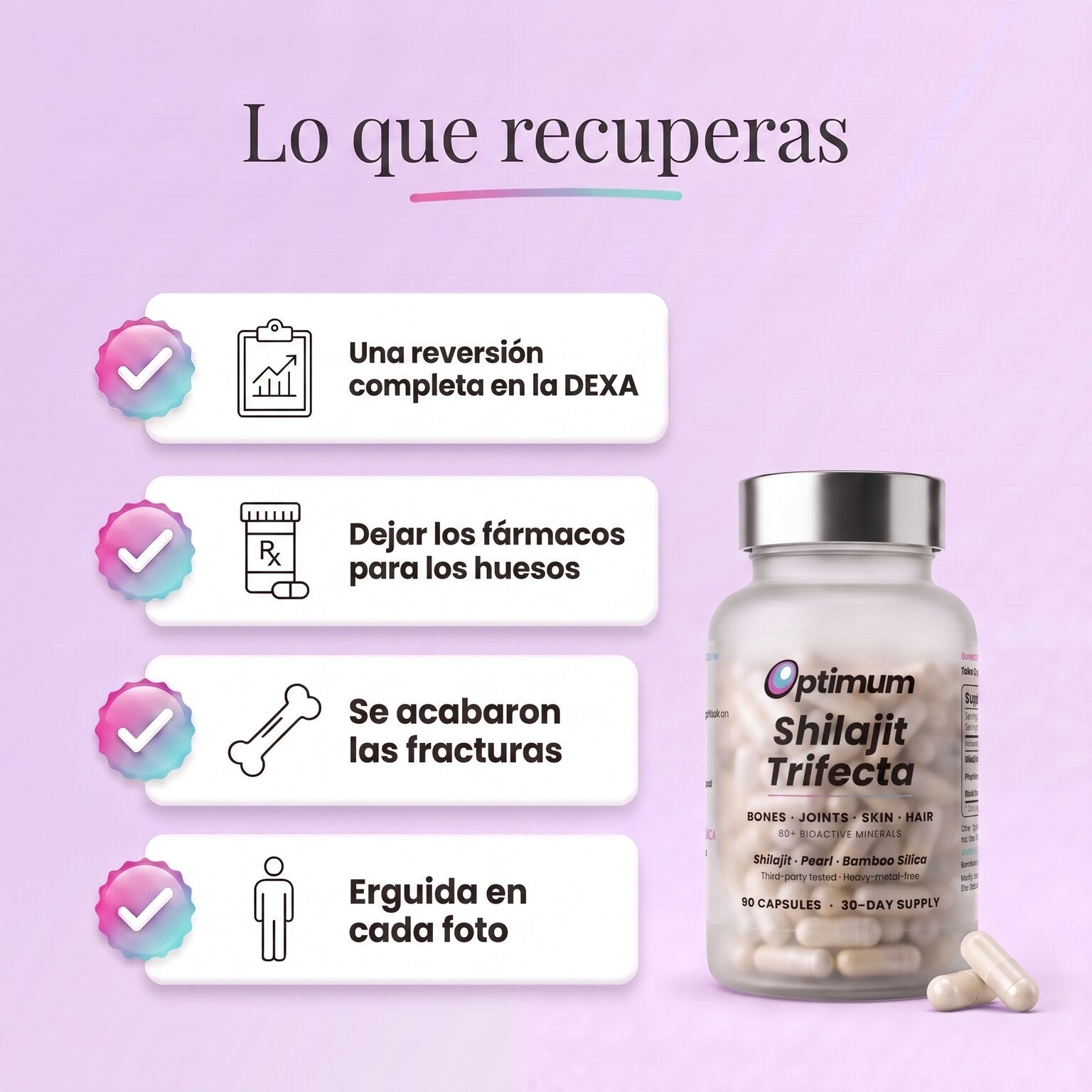 Lo que recuperas con el Bone Restore Trifecta