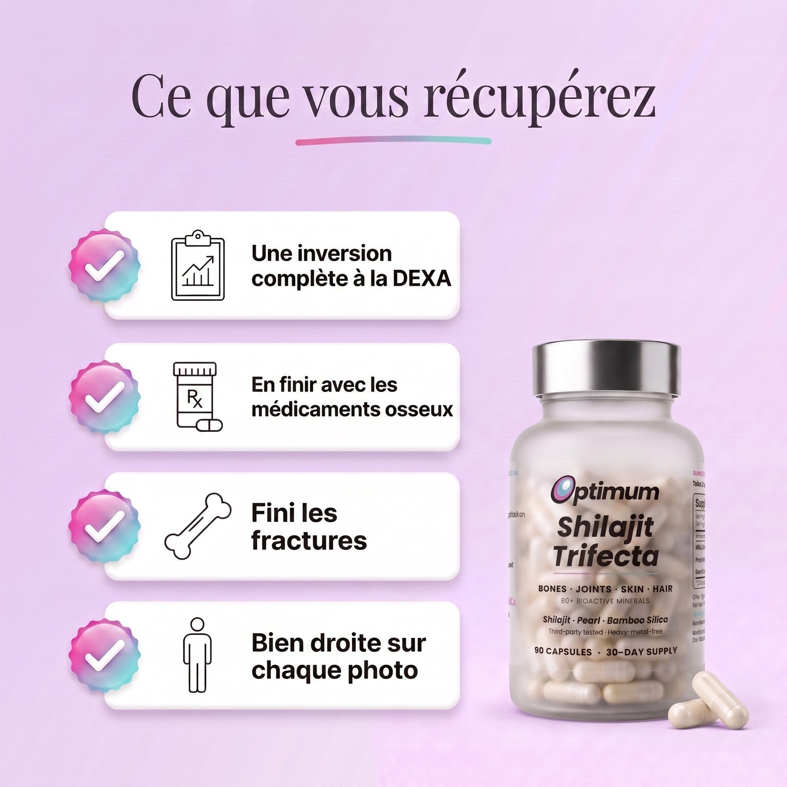Ce que le Bone Restore Trifecta vous rend