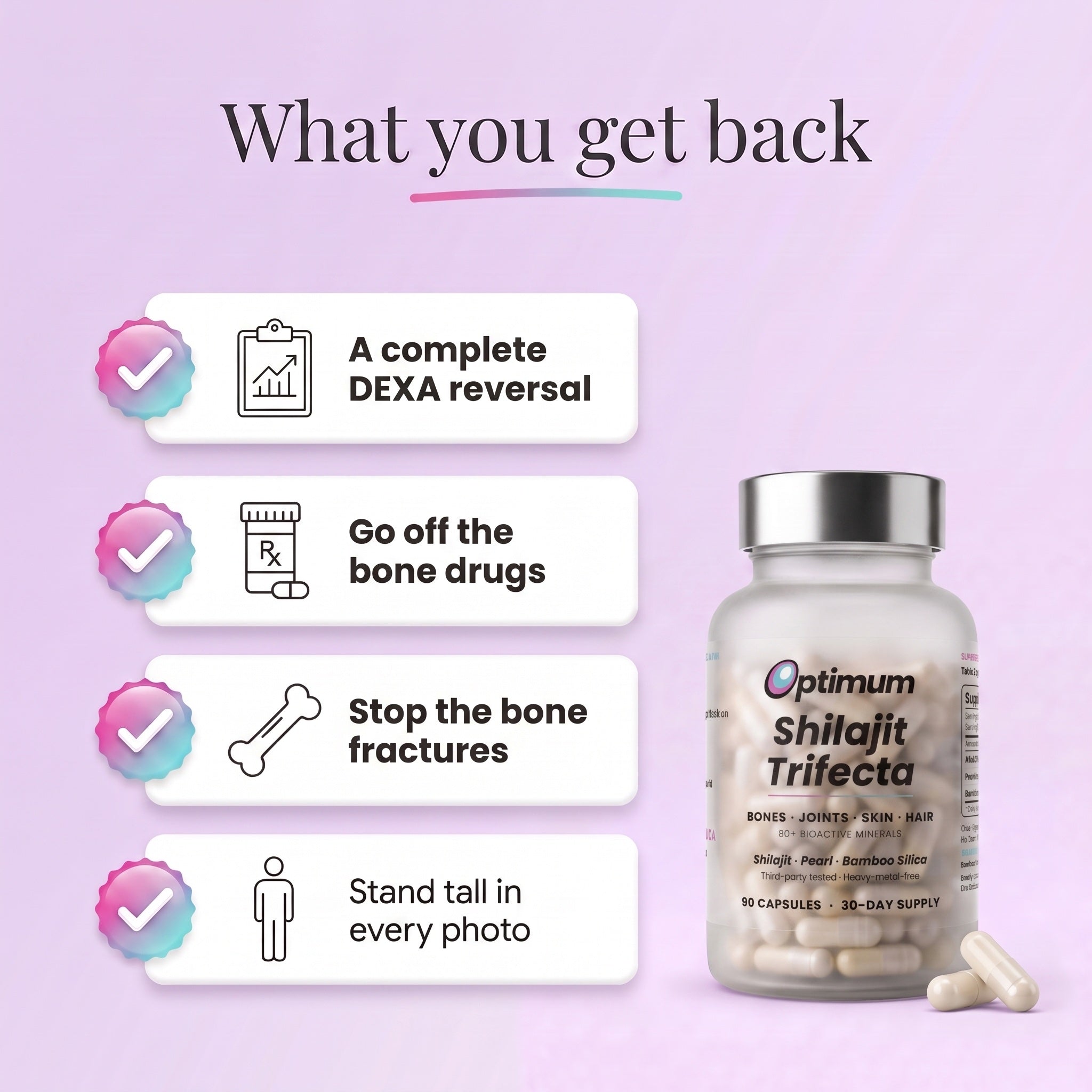What you get back on the Bone Restore Trifecta