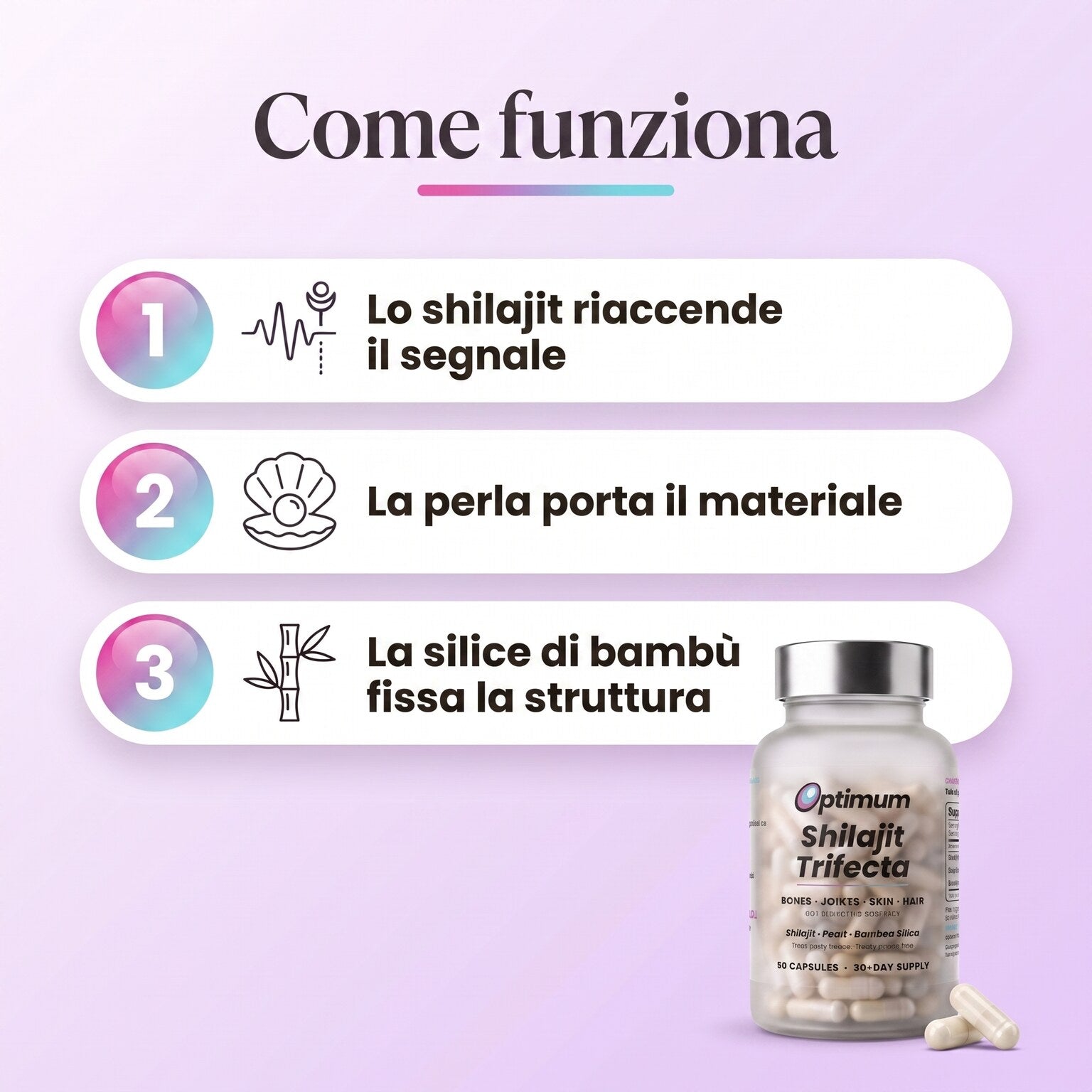 Come funziona il Bone Restore Trifecta, 3 ingredienti 3 compiti