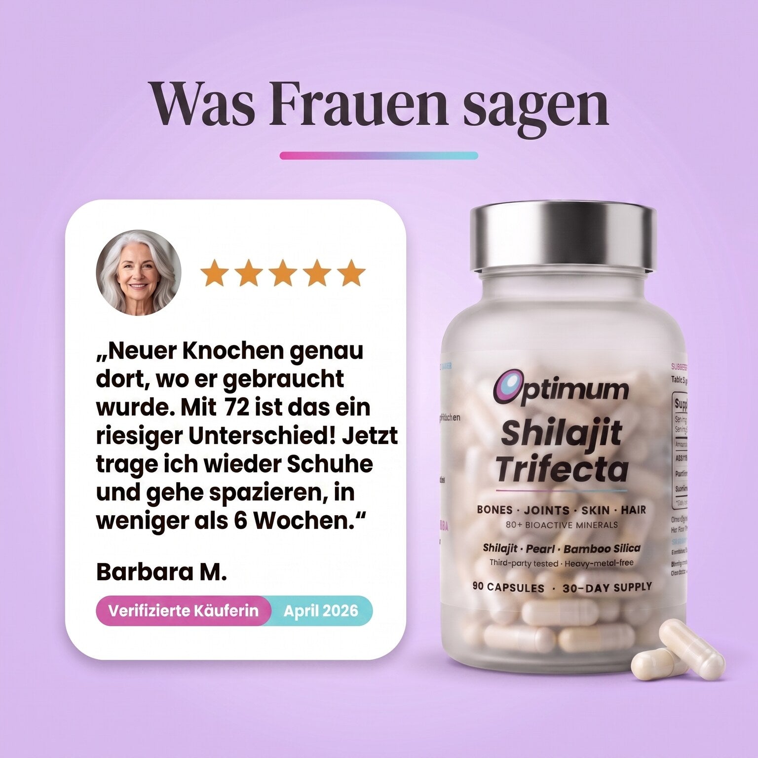 Verifizierte 5-Sterne-Bewertung des Bone Restore Trifecta