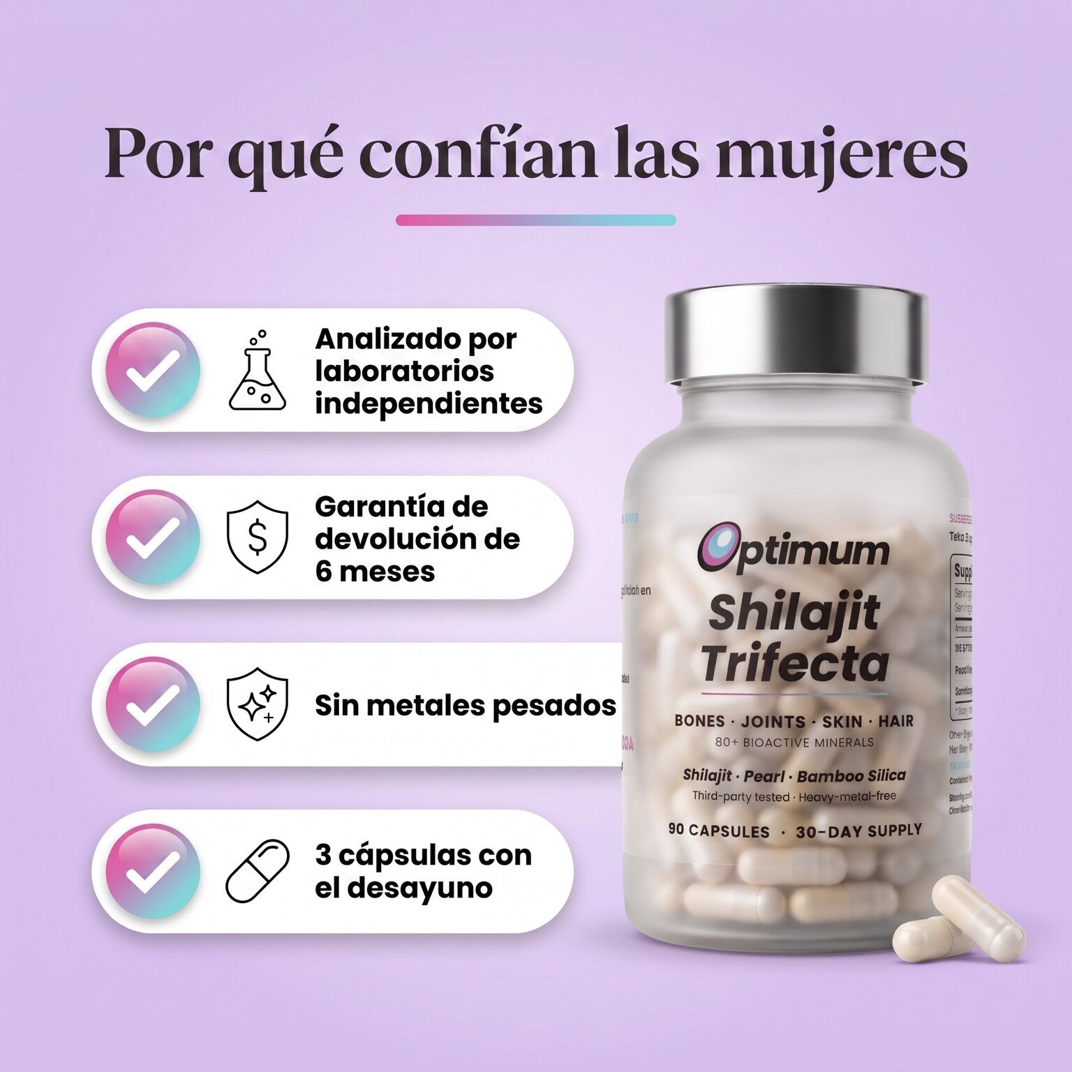 Por qué las mujeres confían en el Bone Restore Trifecta