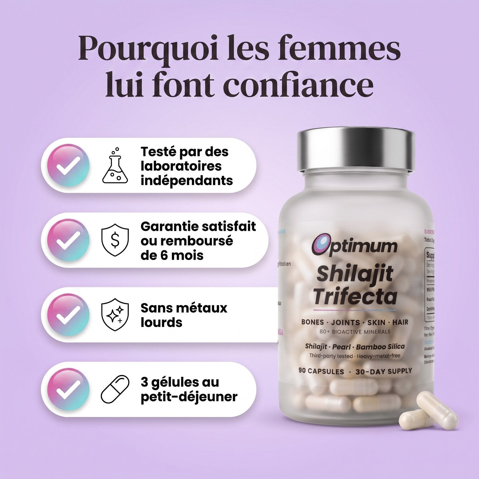 Pourquoi les femmes font confiance au Bone Restore Trifecta