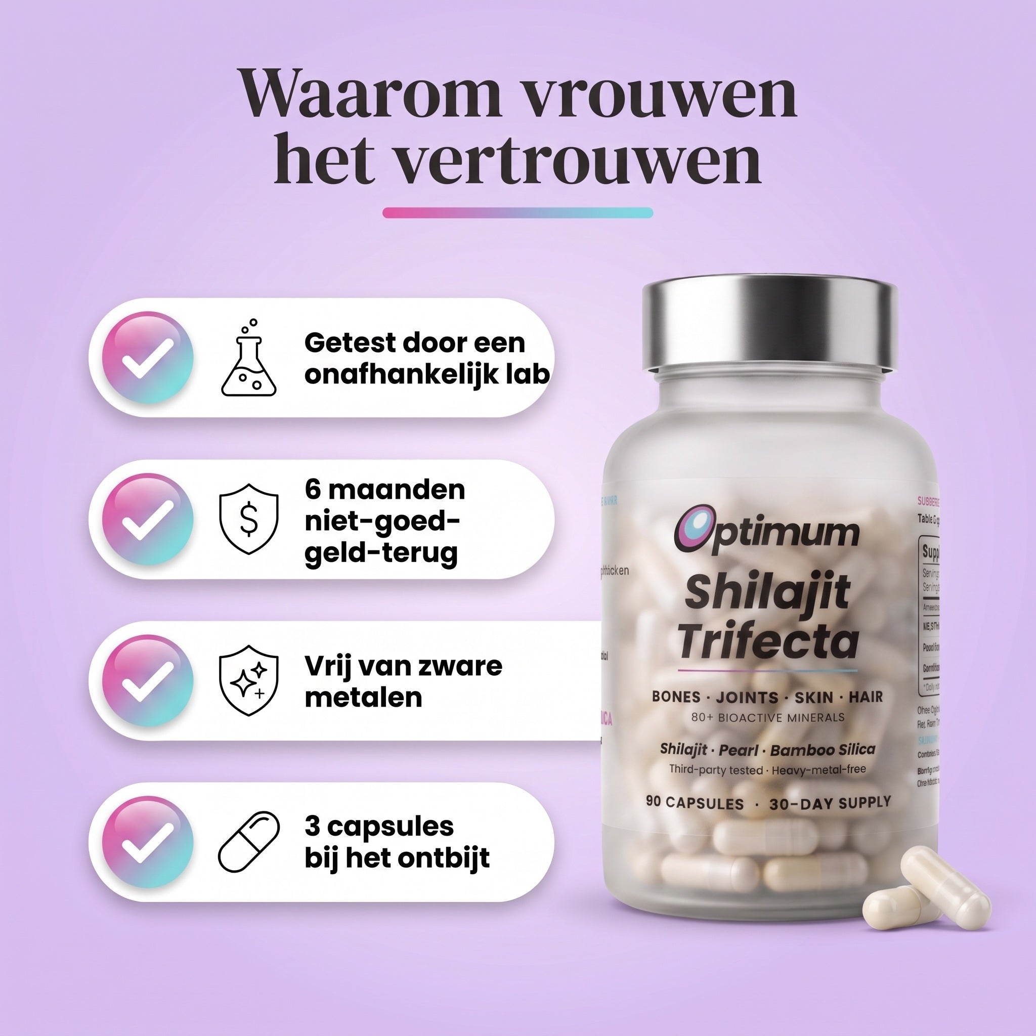 Waarom vrouwen de Bone Restore Trifecta vertrouwen