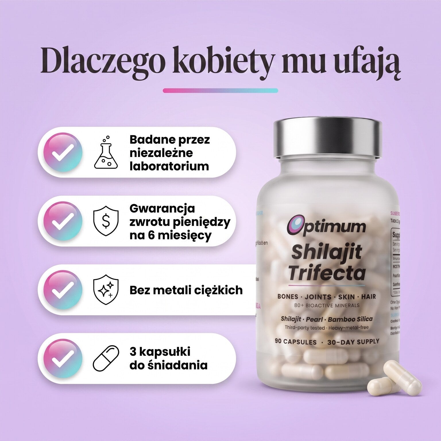 Dlaczego kobiety ufają Bone Restore Trifecta