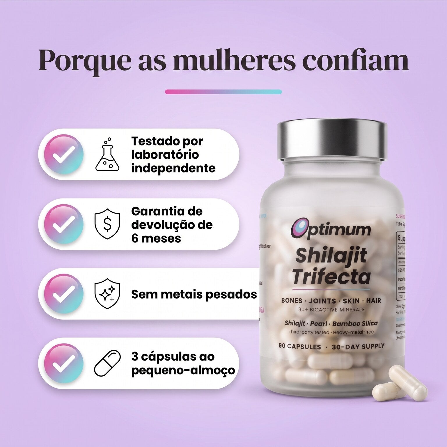 Porque as mulheres confiam no Bone Restore Trifecta