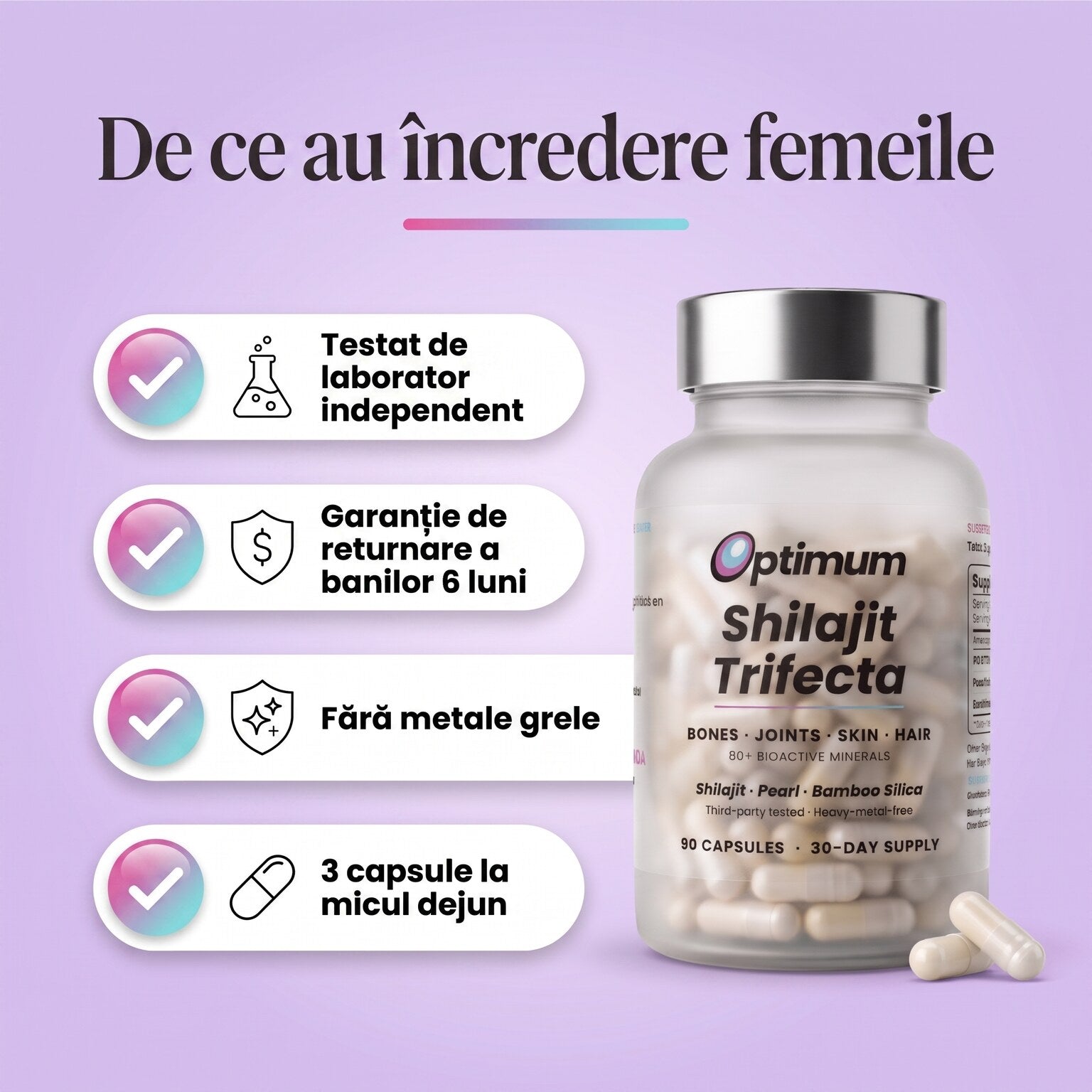 De ce au încredere femeile în Bone Restore Trifecta