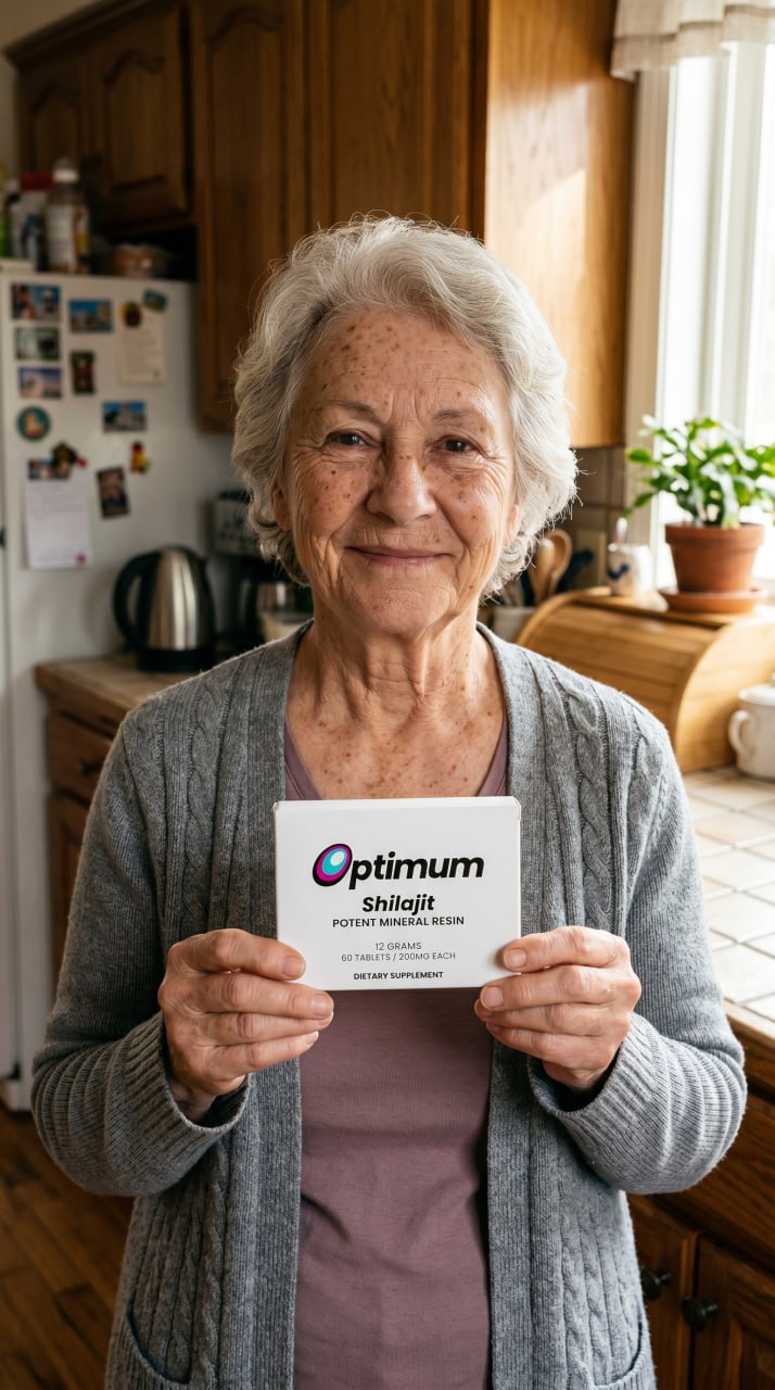 Roberta M., verified Optimum customer holding the box